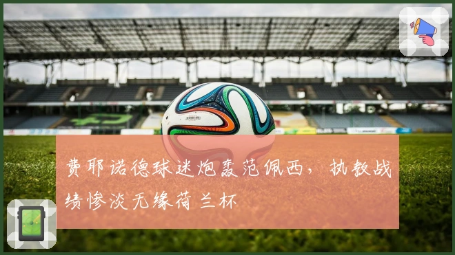 费耶诺德球迷炮轰范佩西，执教战绩惨淡无缘荷兰杯